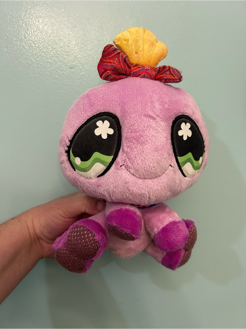 Hasbro Littlest Pet Shop Spider Plush Stuffed Animal 10" Tall
